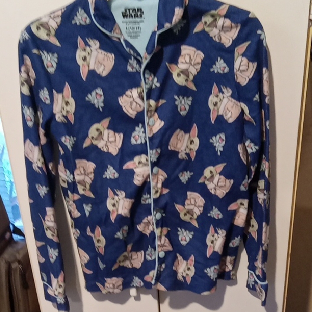 Star Wars Baby Yoda Design Pajamas Long Sleeve Shirt & Pants